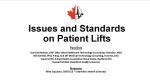 Issues and Standards on Patient Lifts