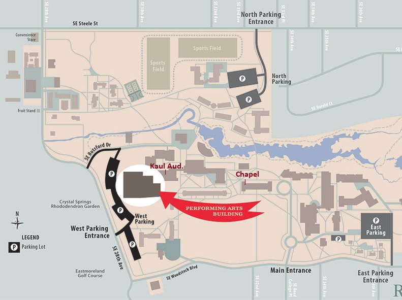 Reed College Map
