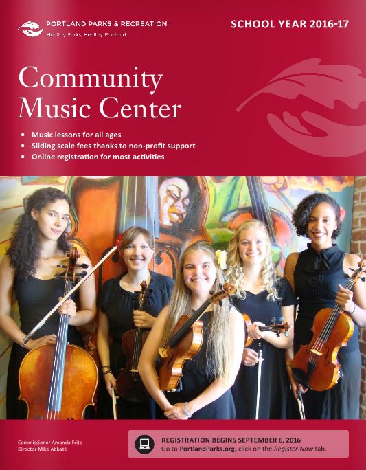 Community Music Center School Year 2016-17 Activities 