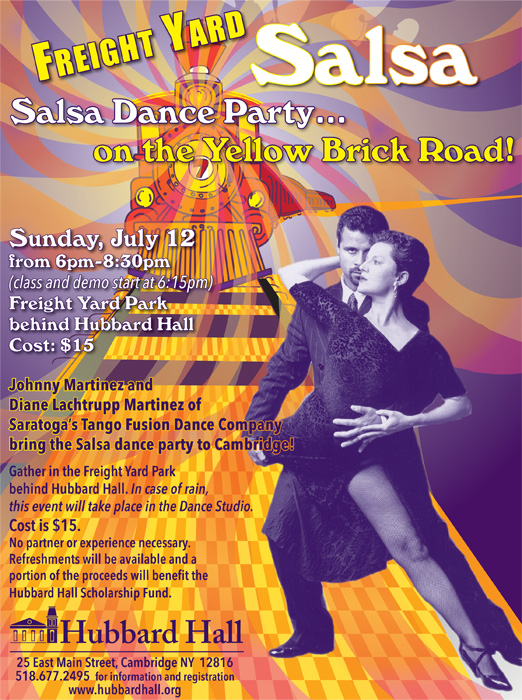 Freight Yard Salsa dance party