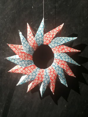 Modular Origami Star Ornament by Debby Jaffe