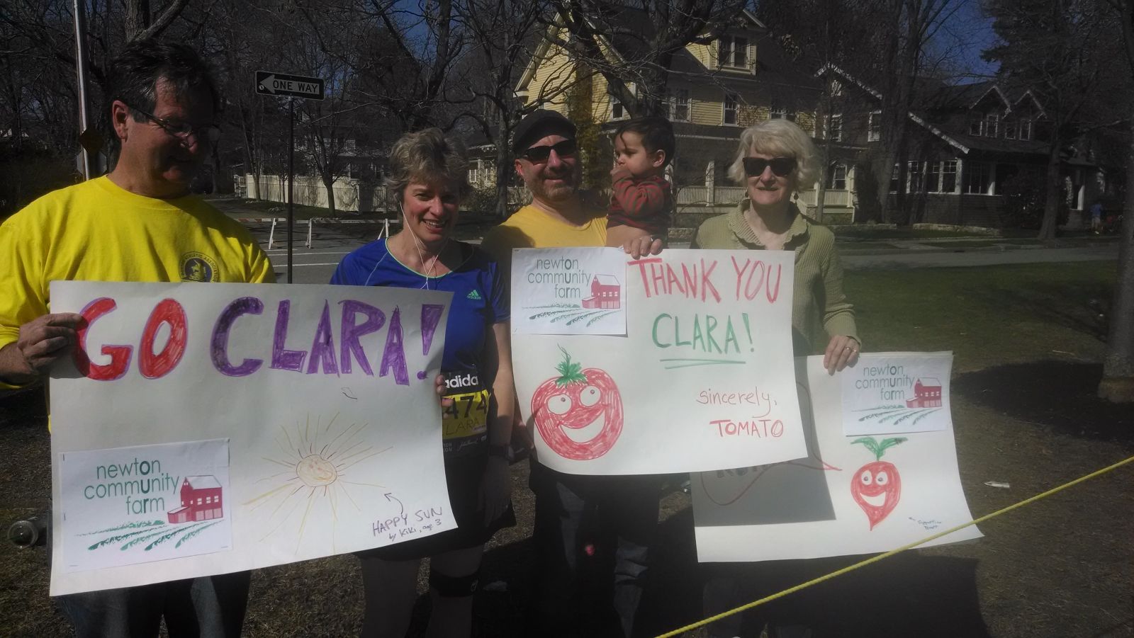 marathon cheering