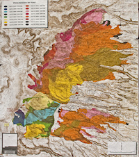 Map of Cerro Grande Fire