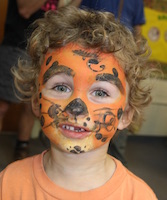 Face paint fun at Earth Day