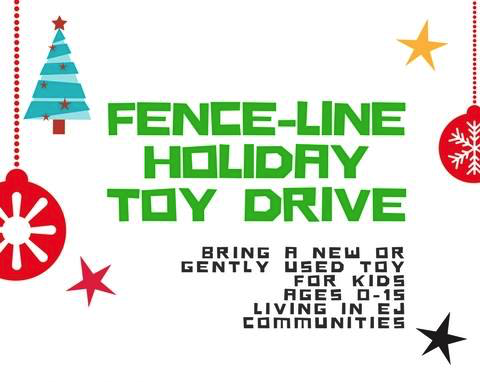 fence-line holiday toy drive logo